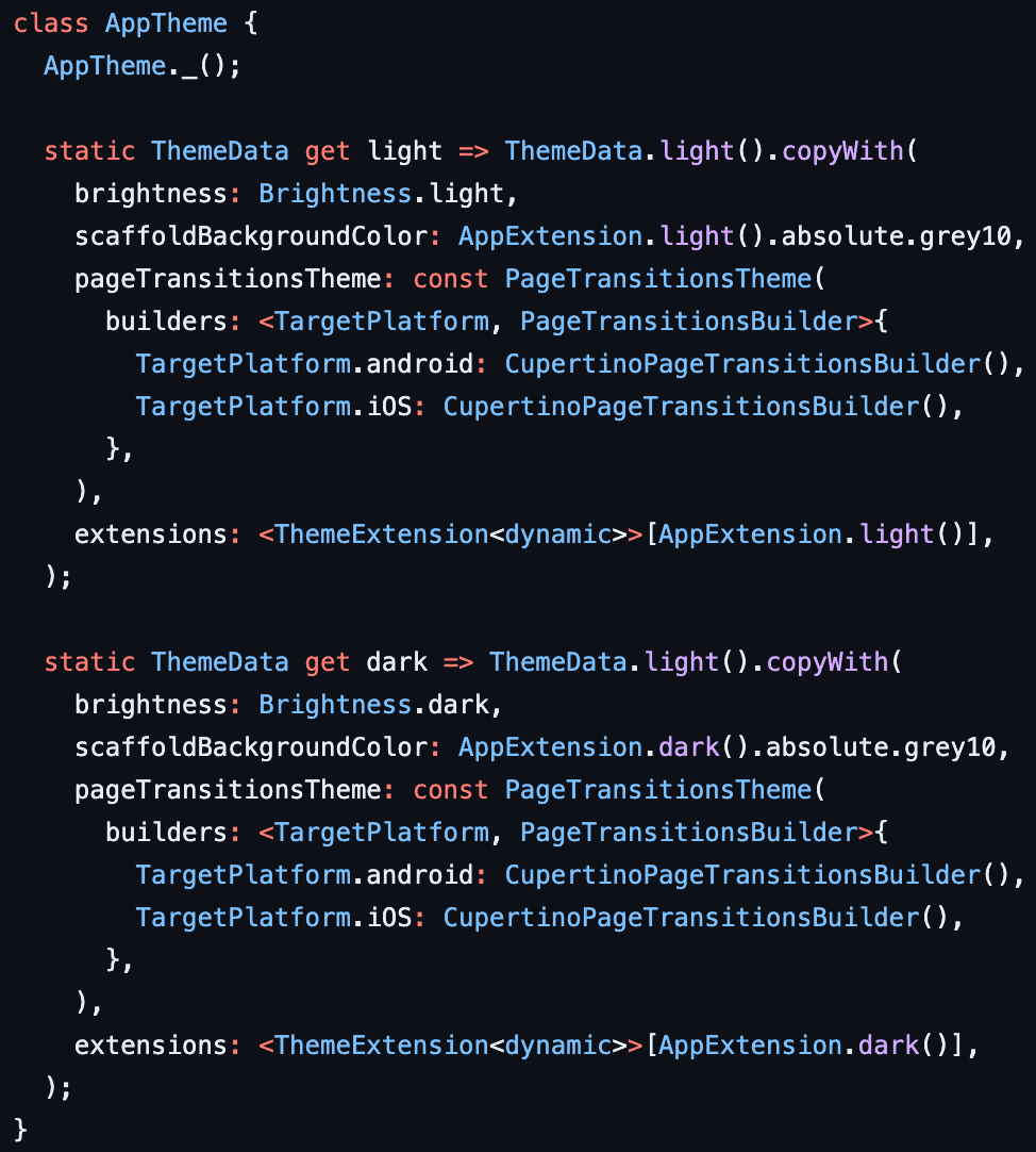 Flutter Theme