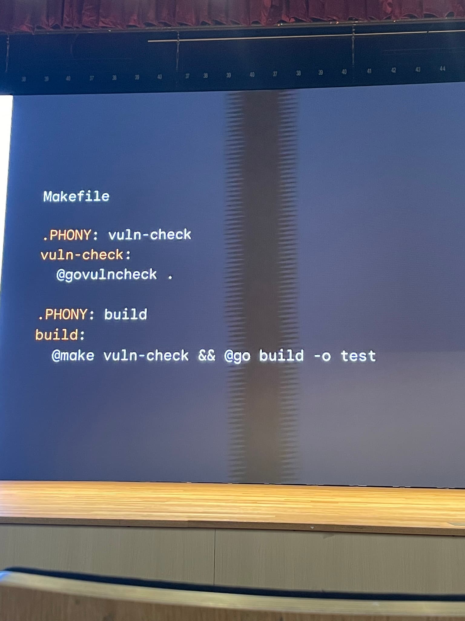 govulncheck makefile