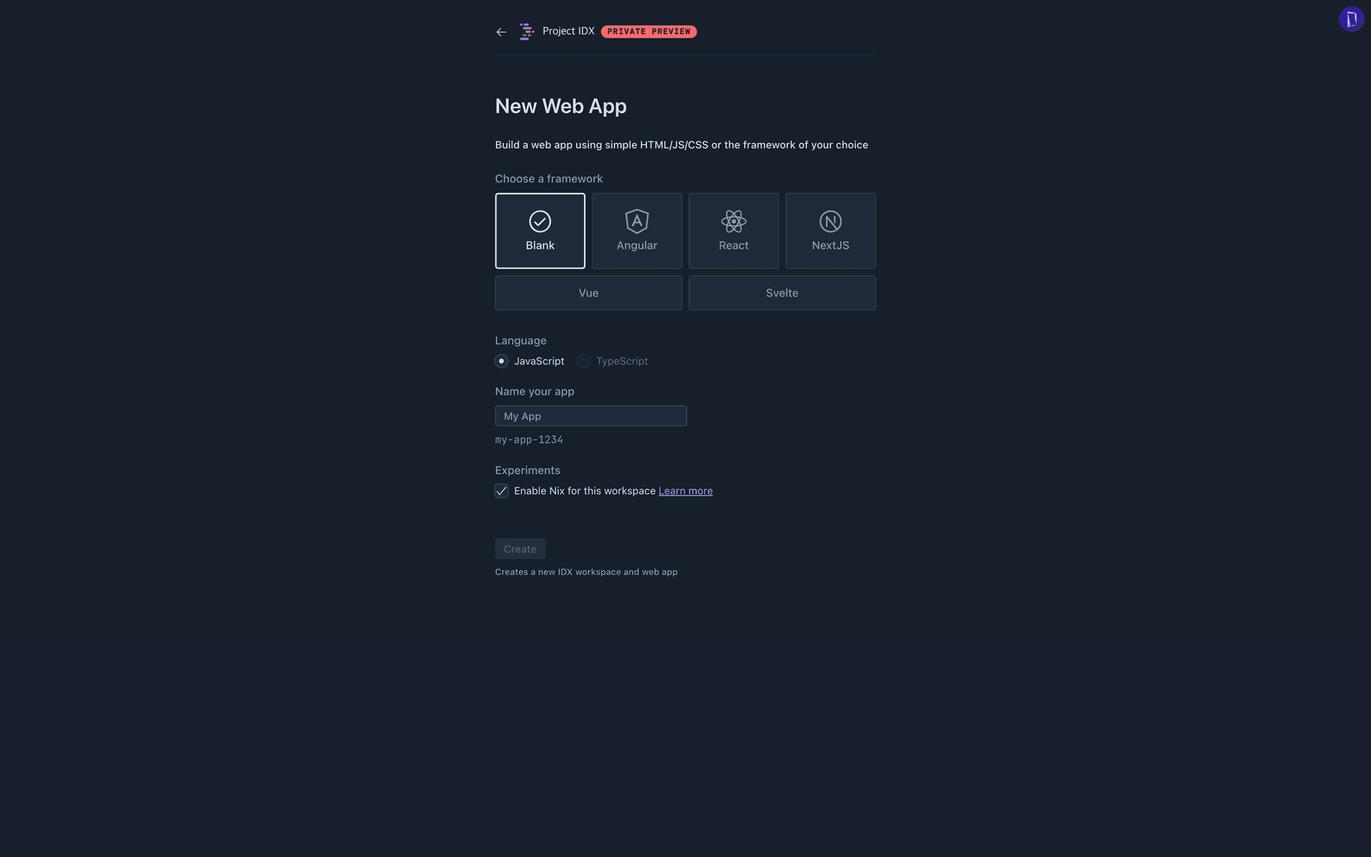 Make Web Project Page