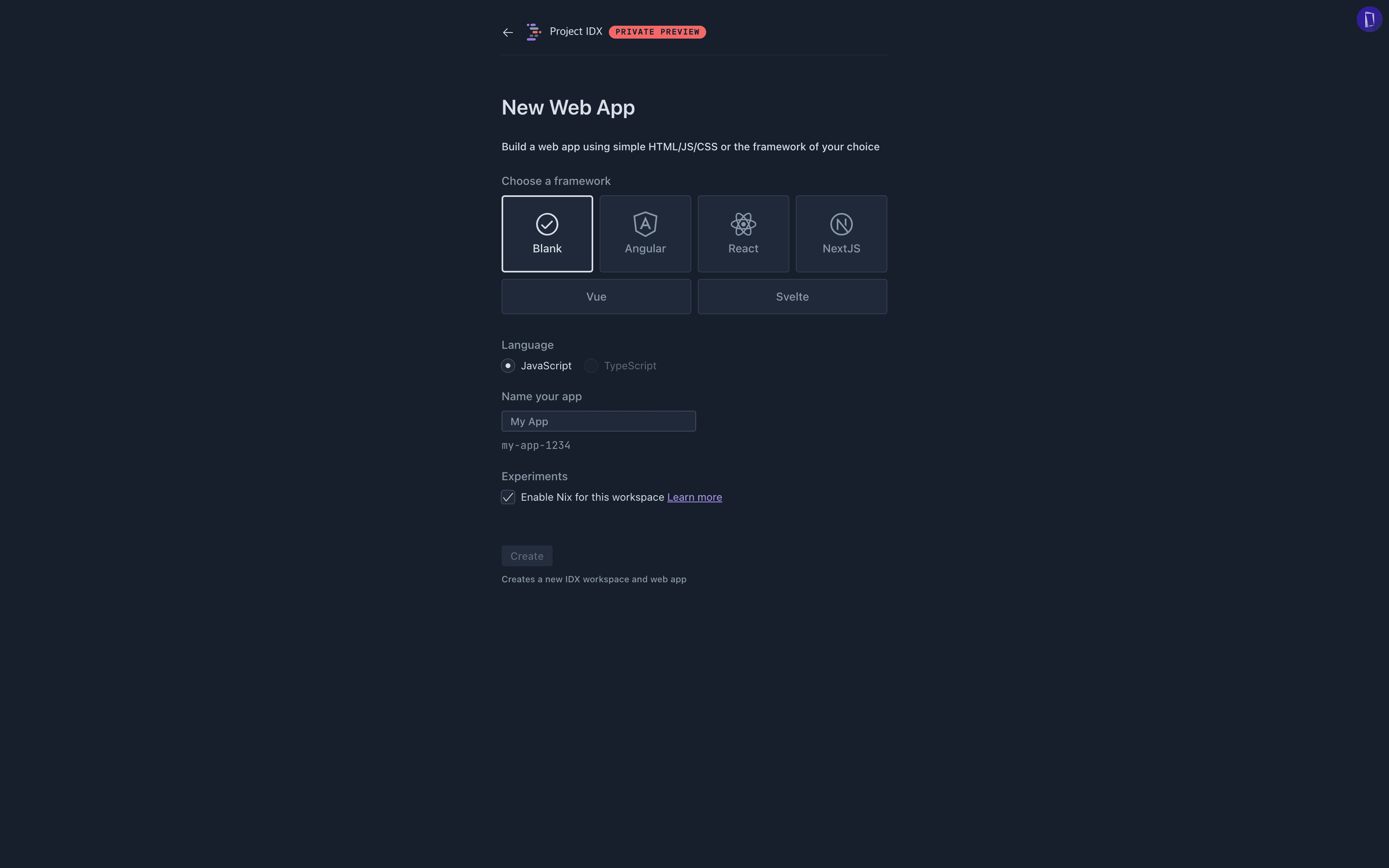 Make Web Project Page