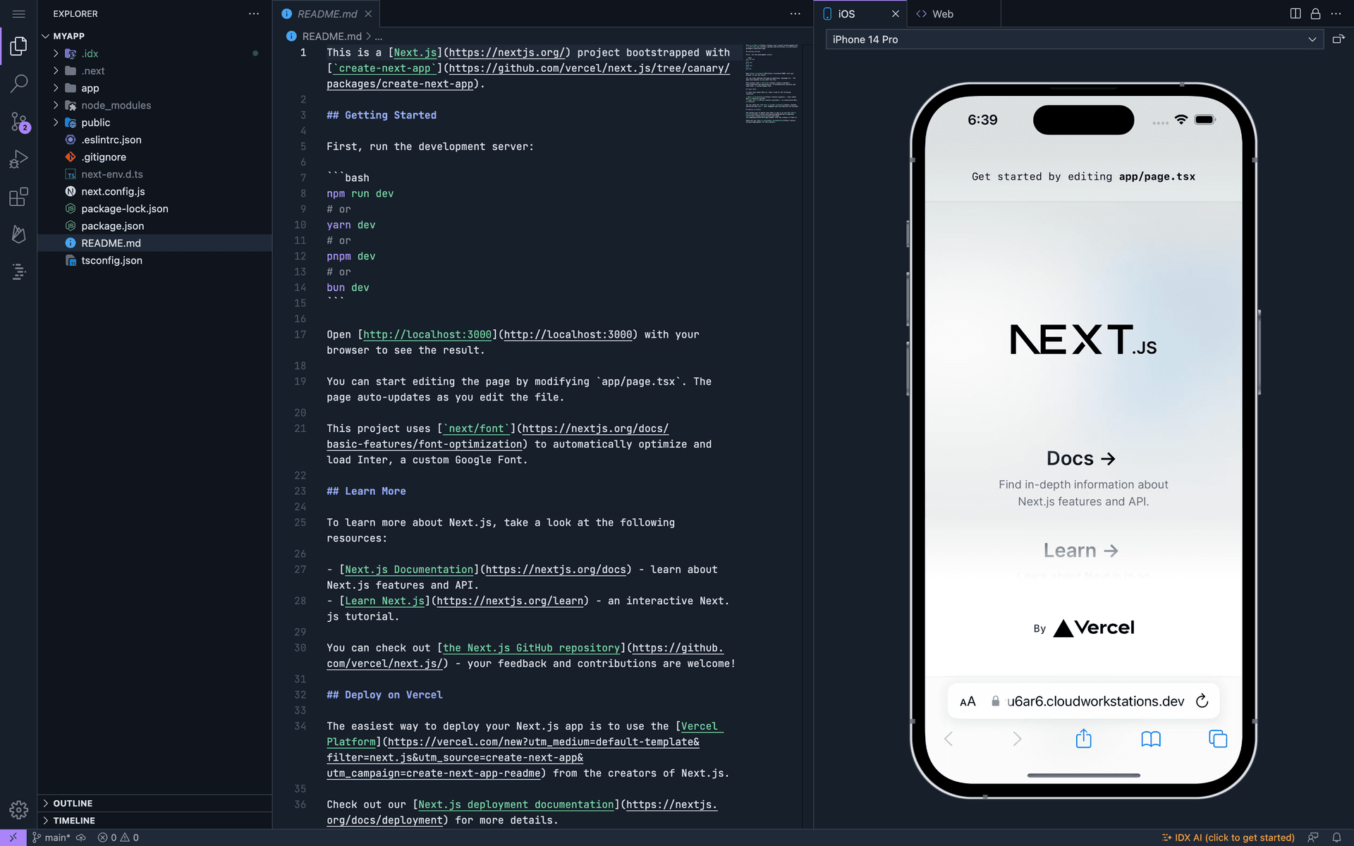 iOS Simulator Preview
