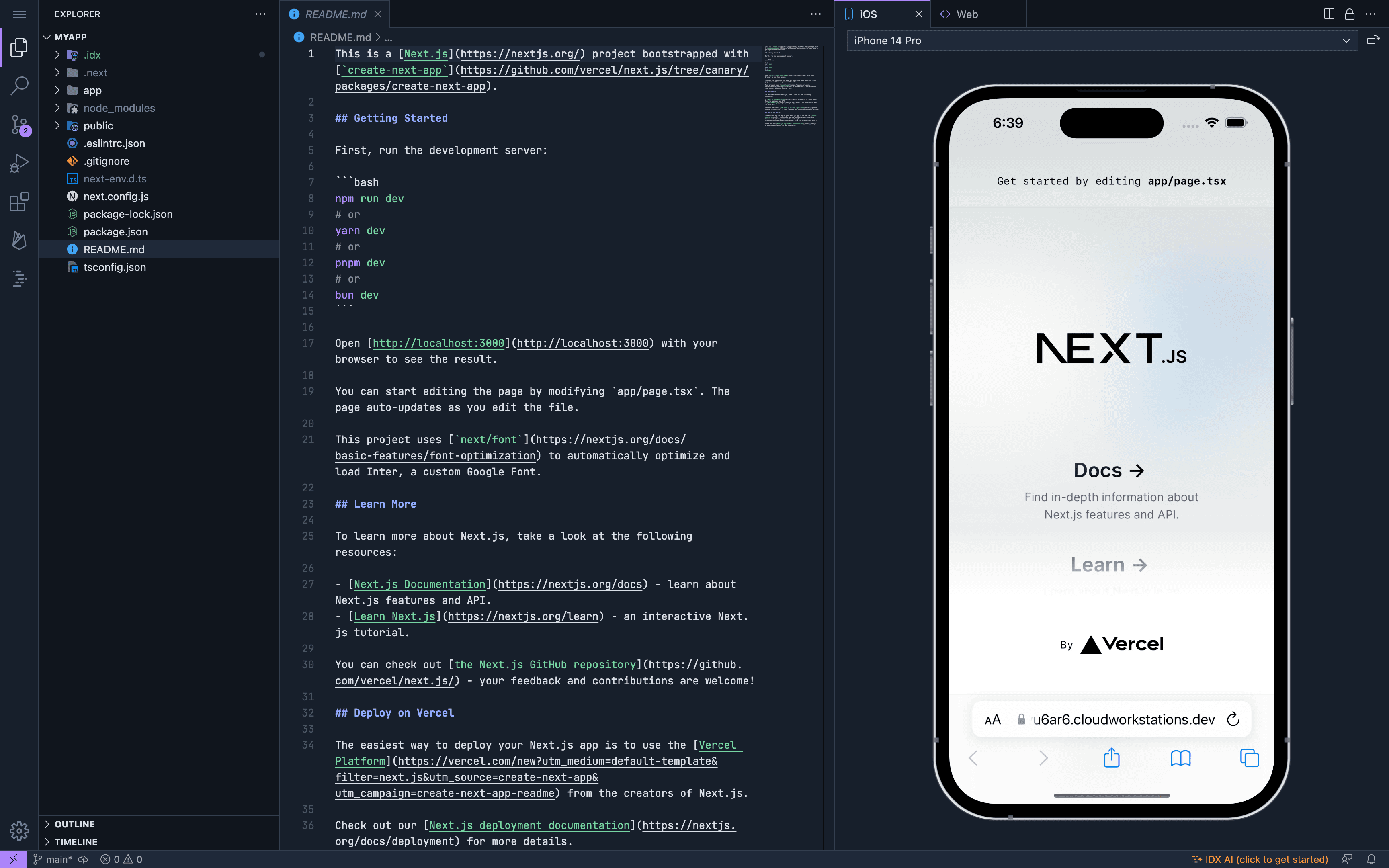 iOS Simulator Preview